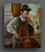 The Violoncellist. by H. Weiss