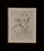 Marc Chagall Etching.
