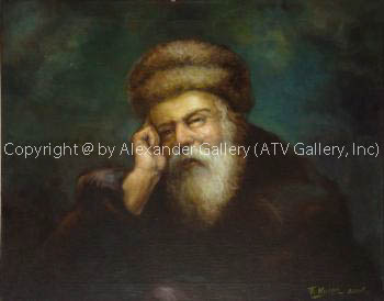 Munkach Rabbi by Franciszek C. Kulon