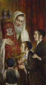Kissing The Torah by Elena Flerova