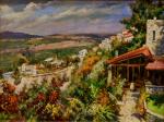 Wiew of Safed. by Itshak Holtz