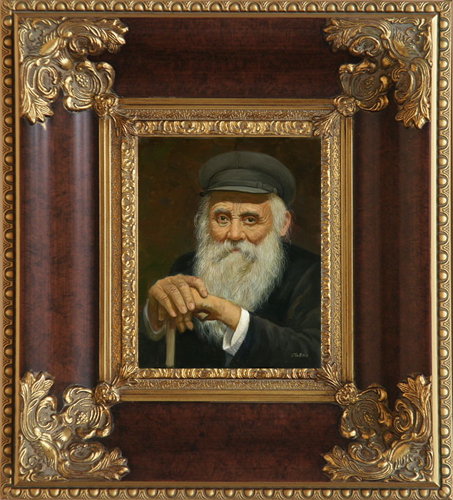 `Old Man`, Original. in a beautiful and expensive frame .. 