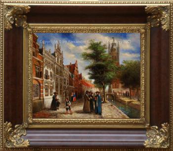 City Scene. by H. Weiss