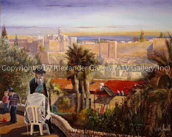 Viev at the David`s Tower by Alex Levin