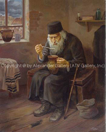 Old Man Eating. by Talko