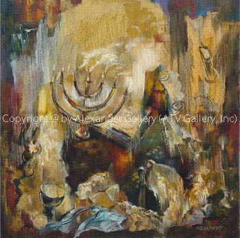 Menorah. by Vyacheslav Braginsky