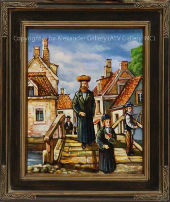 The Jewish Area.Framed. by Yuri Dvornik