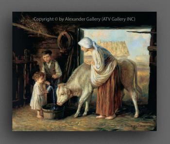 In The Barn by Elena Flerova